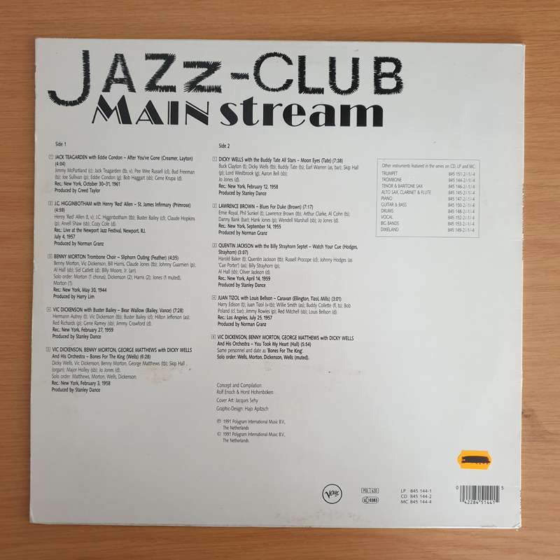 Jazz-Club Mainstream - Trombone  Vinyl LP Record  (VG+)