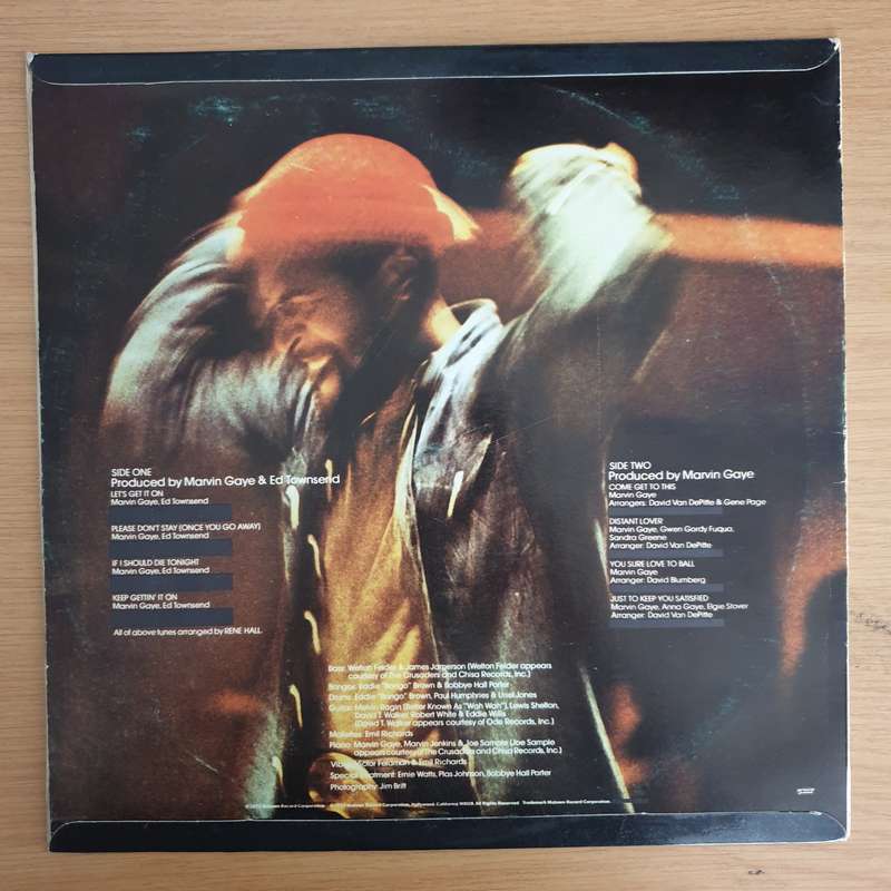 Marvin Gaye  Let's Get It On   Vinyl LP Record  (VG+)