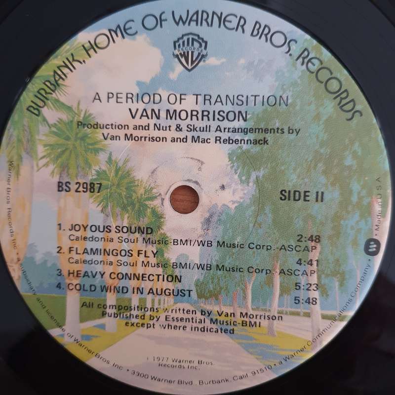 Van Morrison  A Period Of Transition (USA) -  Vinyl LP Record (VG+)