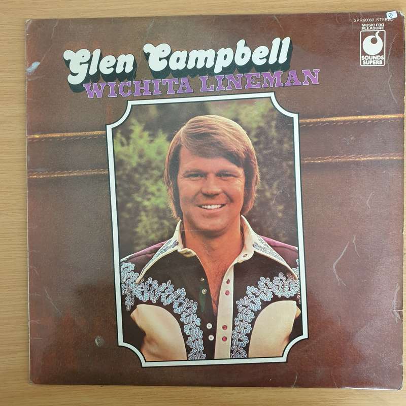 Glen Campbell  Wichita Lineman  - Vinyl LP Record  (VG-)