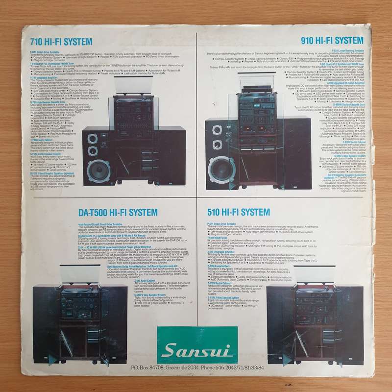 Hooked on Sansui  - Promotional Record  (VG)