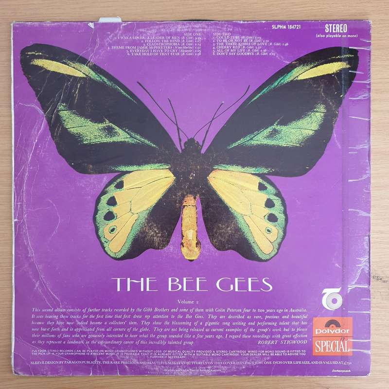 The Bee Gees  Rare, Precious & Beautiful Vol. 2  - Vinyl LP Record  (G+) (gplus)