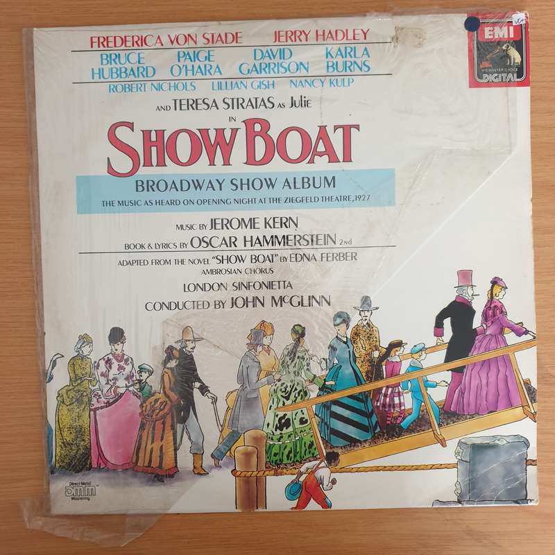 Showboat - Jerome Kern's - Broadway Show Album - Vinyl LP Record (VG+)