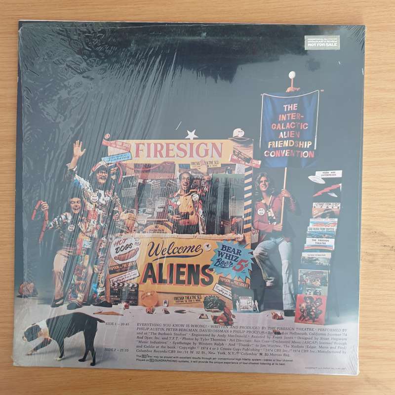 The Firesign Theatre  Everything You Know Is Wrong - Quadraphonic - Vinyl LP Record (VG+)