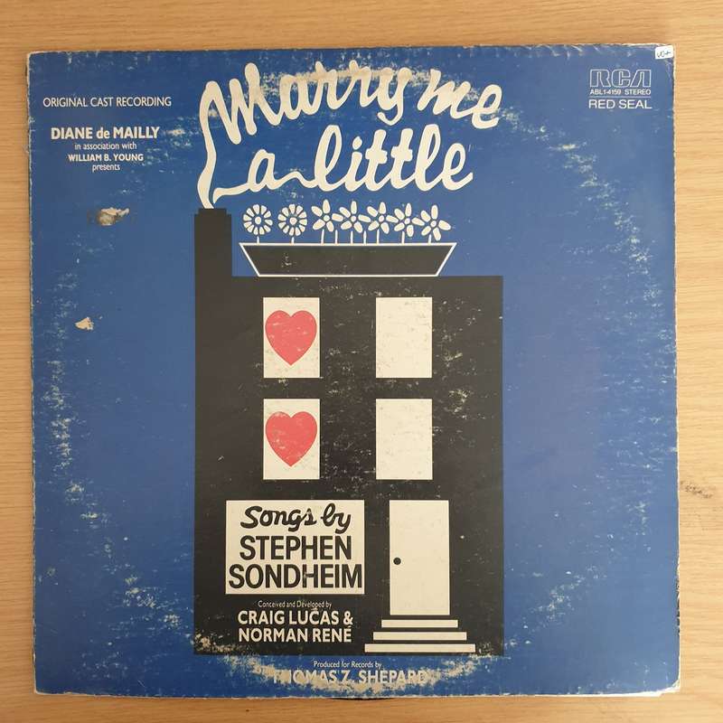 Marry Me A Little (Original Cast Recording)  - Stephen Sondheim  Vinyl LP Record (VG+)