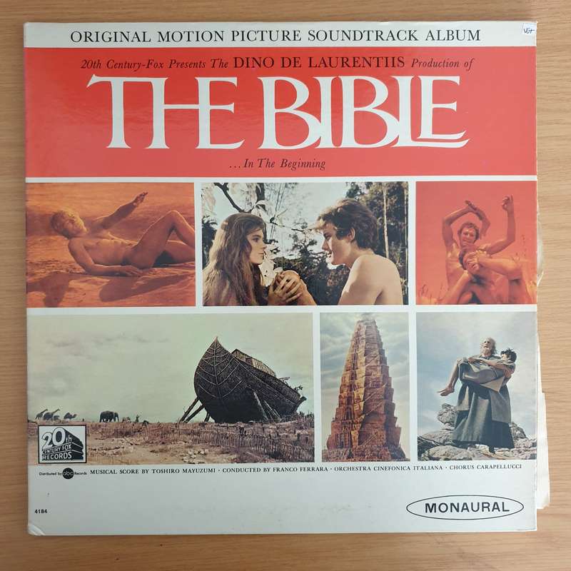 Toshiro Mayuzumi  The Bible ... In The Beginning (Original Motion Picture Soundtrack Album) ...