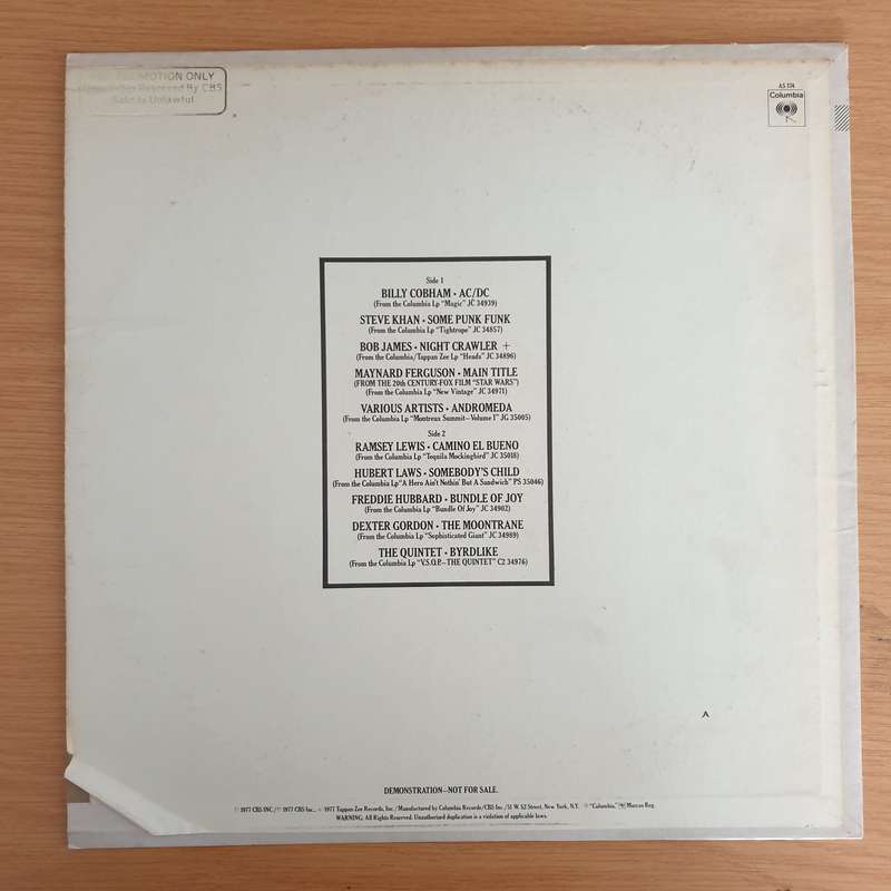 CBS Records - A Winning Season of Jazz (Demonstration Album) - Vinyl LP Record (VG+)