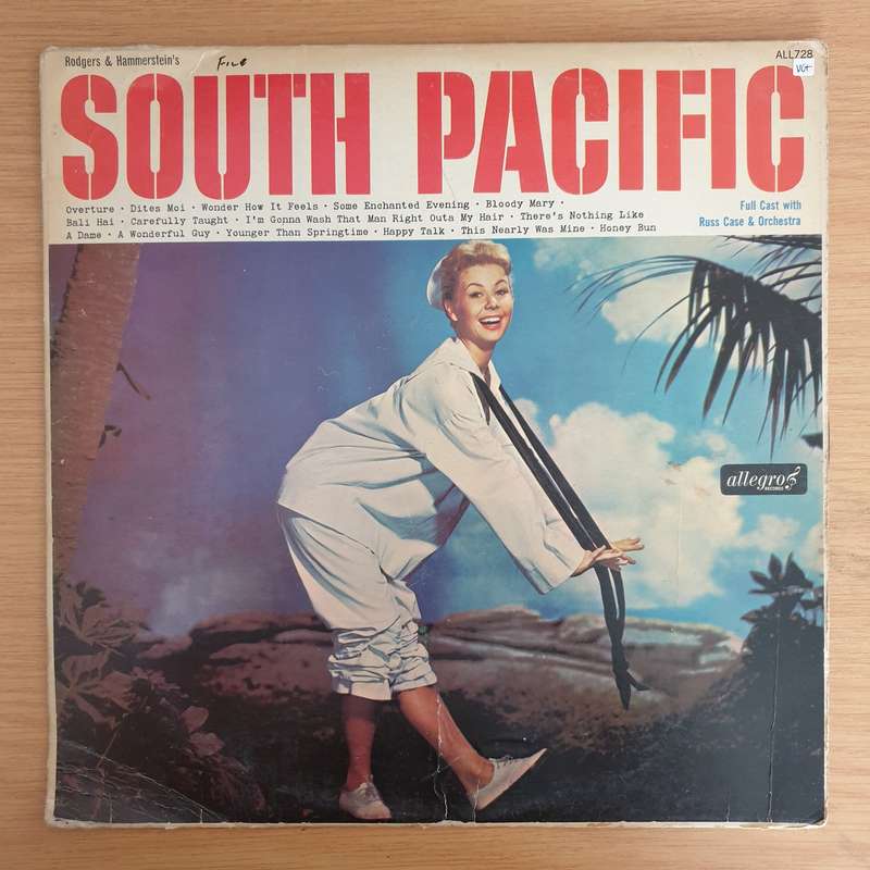 South Pacific - Rodgers & Hammerstein - Russ Case & Orchestra  Vinyl LP Record (VG+)