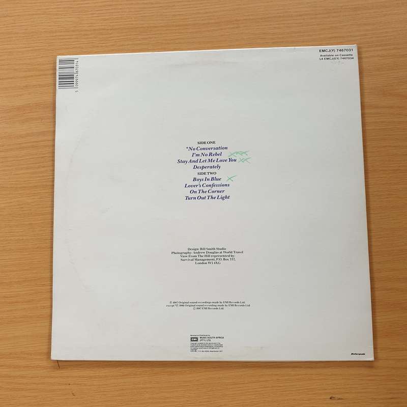 View From The Hill  In Time  Vinyl LP Record (VG+)