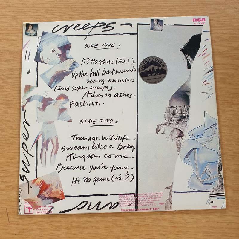 David Bowie  Scary Monsters  Vinyl LP Record (VG+)