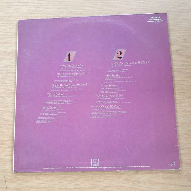 Michael Jackson  One Day In Your Life - Vinyl LP Record  (VG+)