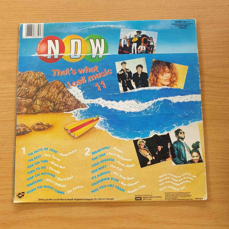 Now That's What I Call Music Vol 11 - Original Artists- Vinyl LP Record  (VG+)
