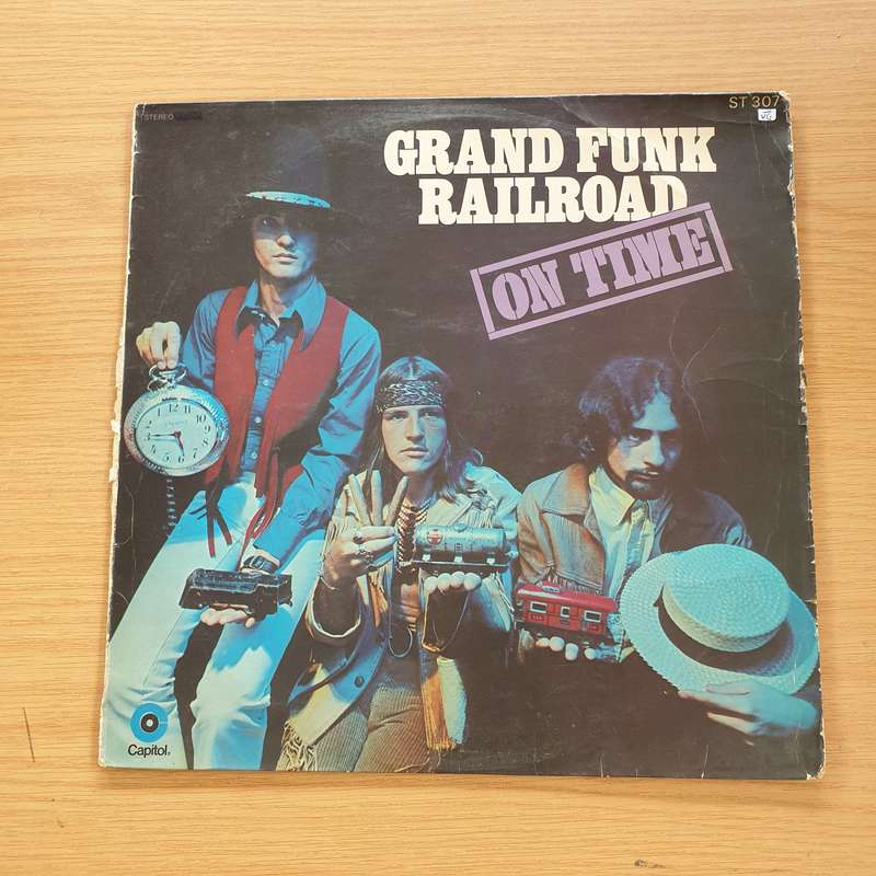 Grand Funk Railroad  On Time  - Vinyl LP Record  (VG-)