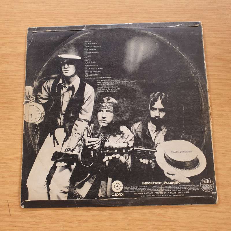 Grand Funk Railroad  On Time  - Vinyl LP Record  (VG-)