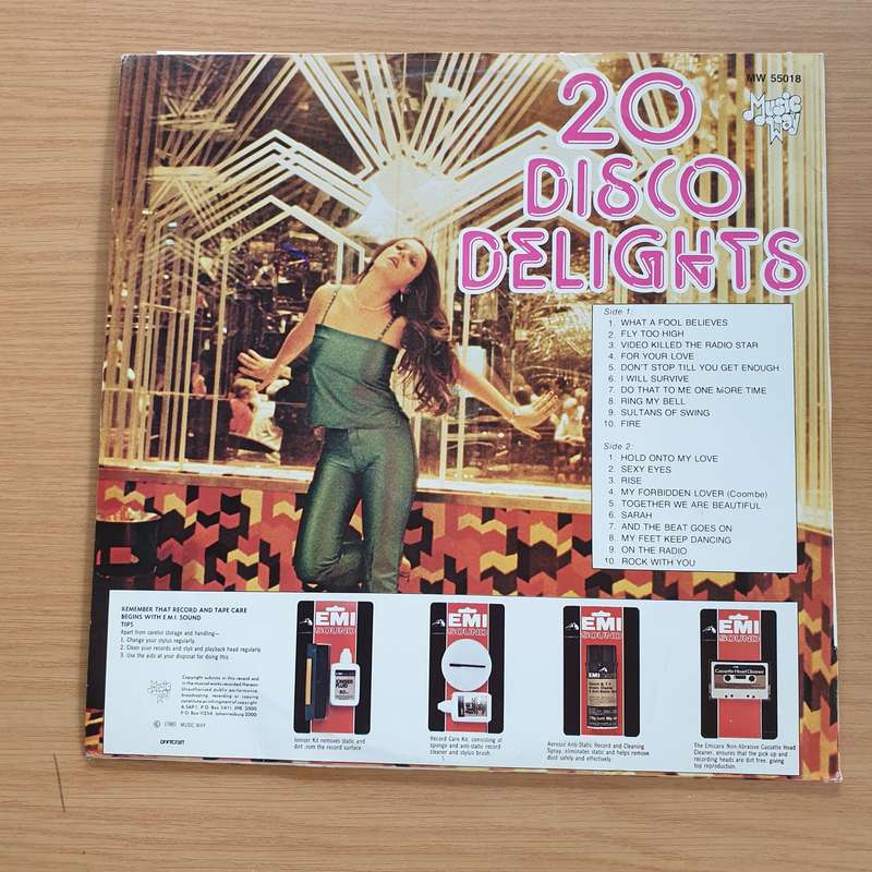 20 Disco Delights  Vinyl LP Record (VG+)