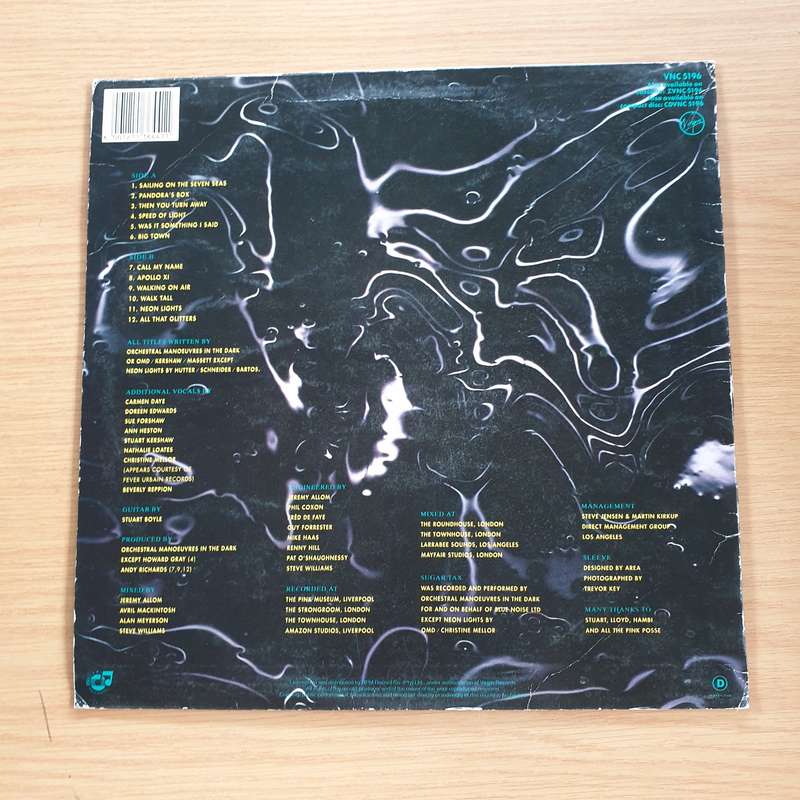 OMD  Sugar Tax - Vinyl LP Record - Very-Good+ Quality (VG+) (verygoodplus)