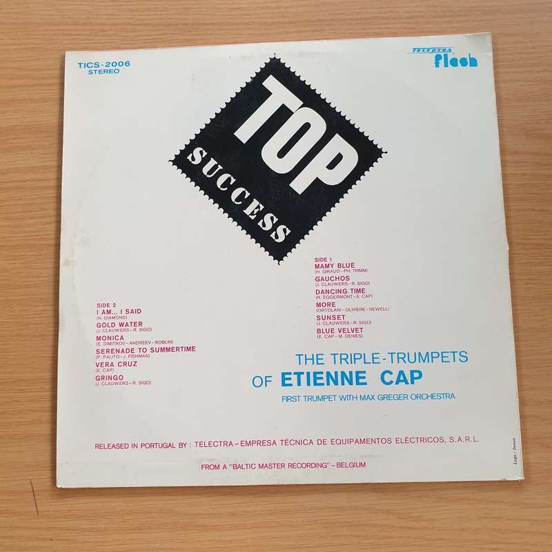 Top Success - Etienne Cap  The Triple-Trumpets Of Etienne Cap  Vinyl LP Record (VG+)