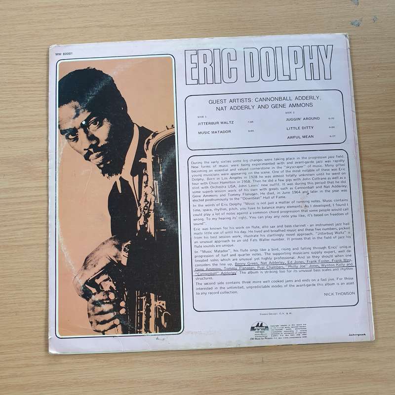 Eric Dolphy  Eric Dolphy - Vinyl LP Record  (VG)