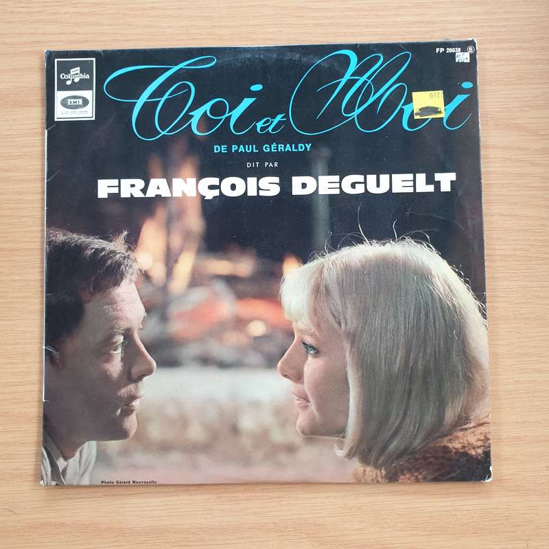 François Deguelt  Toi Et Moi  - Vinyl LP Record  (VG)
