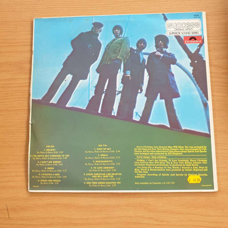 Bee Gees  - Best Of Bee Gees  - Vinyl LP Record (VG+)