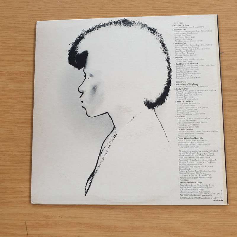 Joan Armatrading  Back To The Night - Vinyl LP Record (VG+)