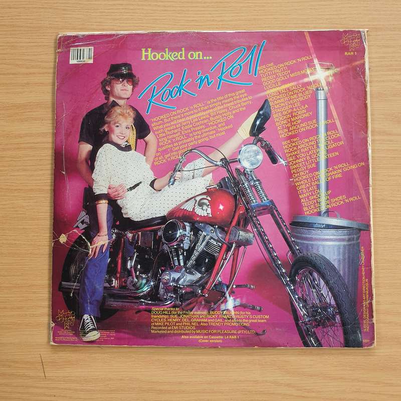 28 Hooked On Rock & Roll All Time Greatest Hits - Vinyl LP Record - Opened  - Very-Good Quality (VG)