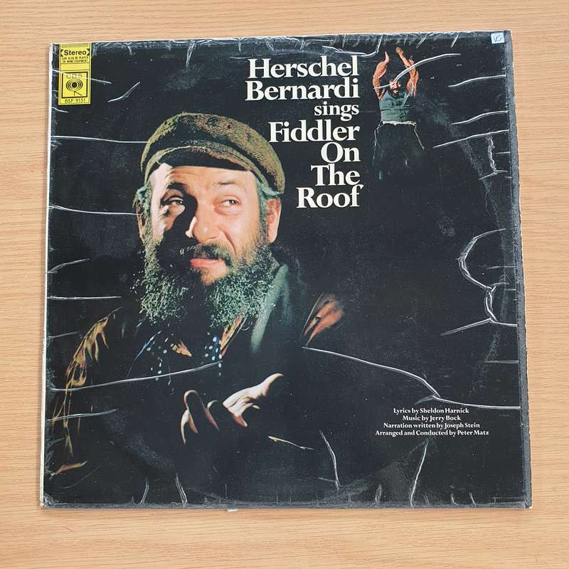 Herschel Bernardi  Herschel Bernardi Sings Fiddler On The Roof - Vinyl LP Record  (VG)