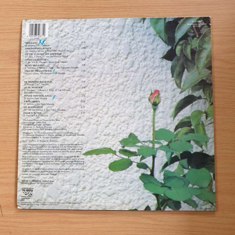 Marcia  Vanaand - Vinyl LP Record (VG+)