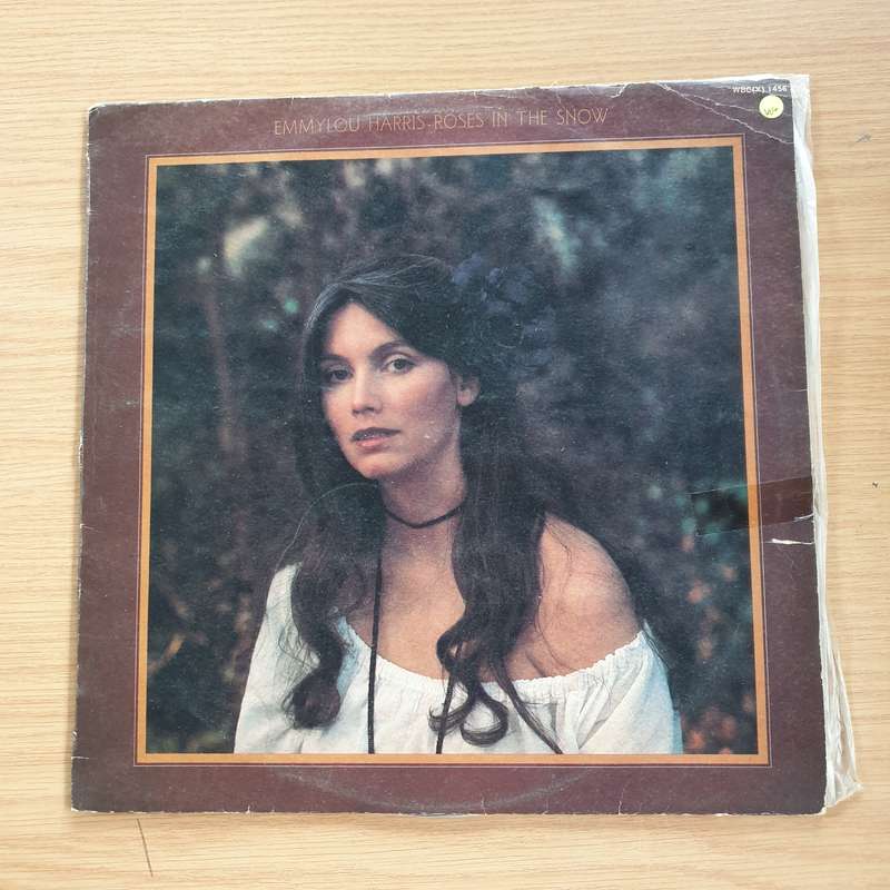 Emmylou Harris  Roses In The Snow -  Vinyl Record - Very-Good+ Quality (VG+)