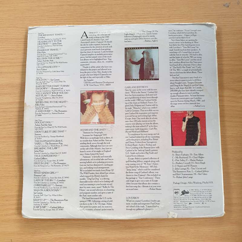 Exposed - Various Artists - Vinyl LP Record (VG+)