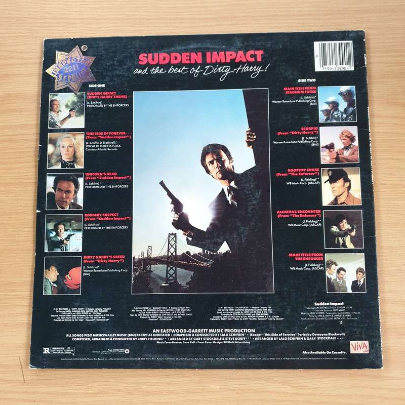Sudden Impact And The Best Of Dirty Harry! - Lalo Schifrin & Jerry Fielding  Vinyl LP Record (...