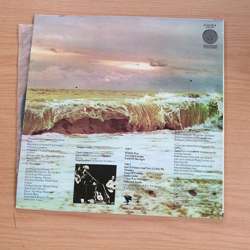 Magna Carta  Lord Of The Ages  Vinyl LP Record (VG+)