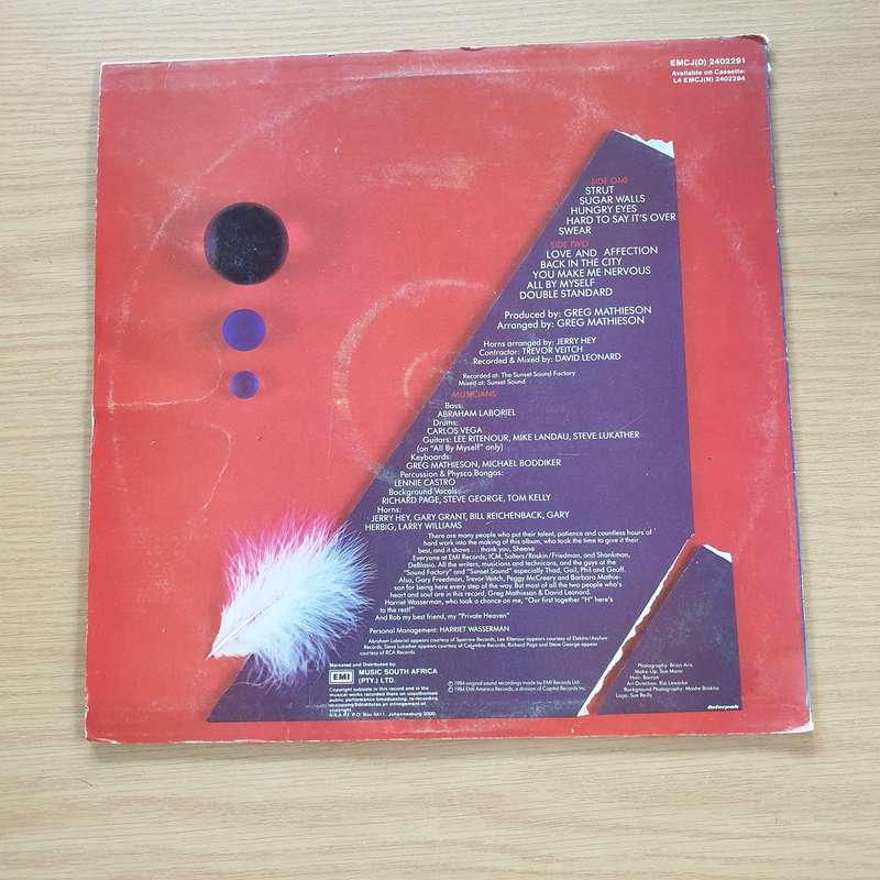 Sheena Easton  A Private Heaven - Vinyl LP Record  (VG+)
