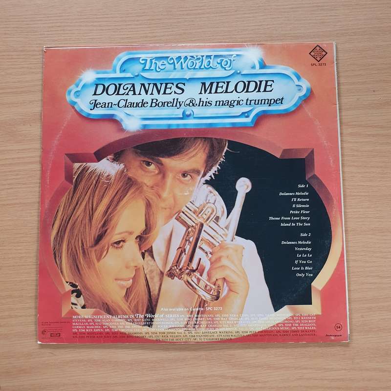 Jean-Claude Borelly & his magic trumpet - The World of Dolannes Melodie   Vinyl LP Record (VG+)
