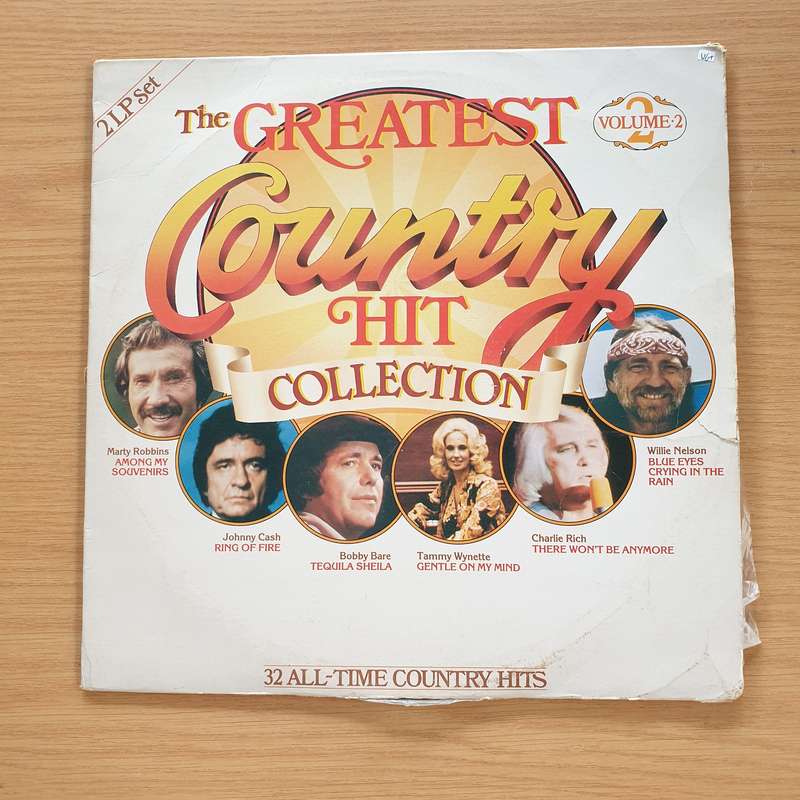 The Greatest Country Hit Collection - Volume 2   Double Vinyl LP Record (VG+)