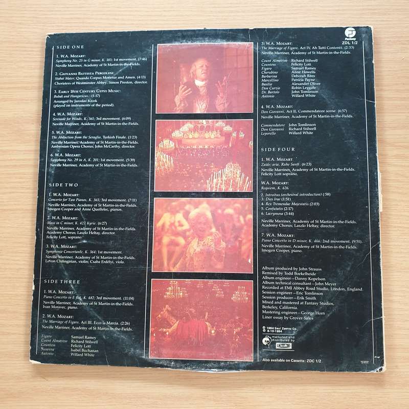 Amadeus - Original Soundtrack - Double Vinyl LP Record - Opened  - Very-Good+ Quality (VG+)