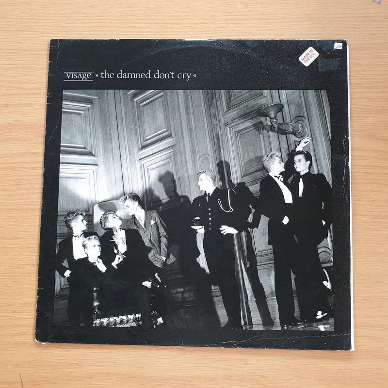 Visage  The Damned Don't Cry   Vinyl LP Record (VG+)