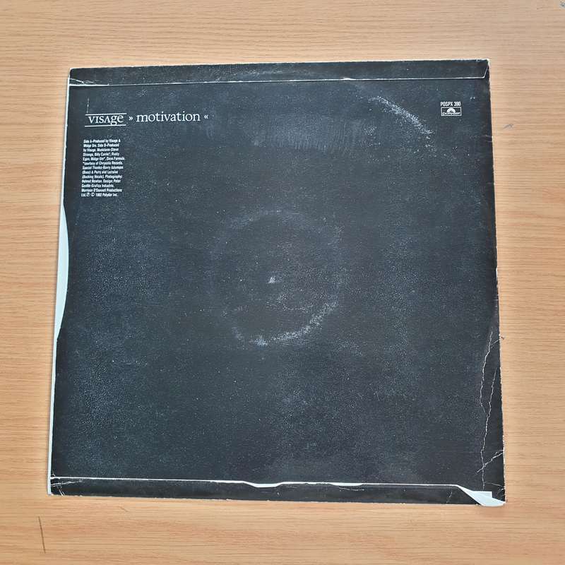 Visage  The Damned Don't Cry   Vinyl LP Record (VG+)