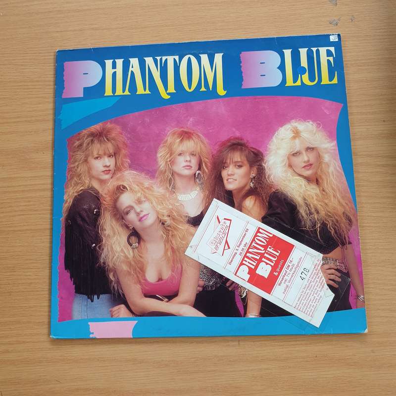 Phantom Blue  Phantom Blue   Vinyl LP Record (VG+)