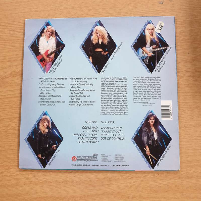 Phantom Blue  Phantom Blue   Vinyl LP Record (VG+)