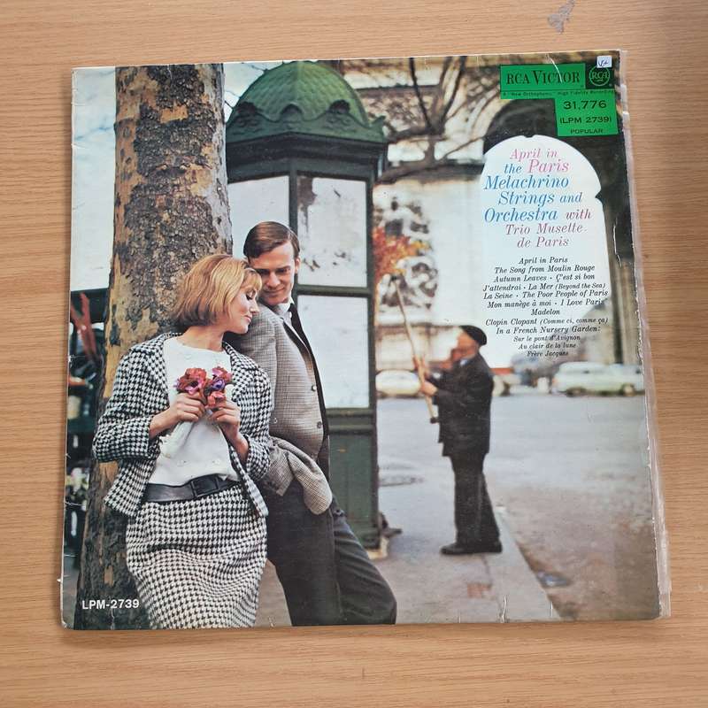 The Melachrino Strings And Orchestra With Trio Musette de Paris  April In Paris   Vinyl LP ...
