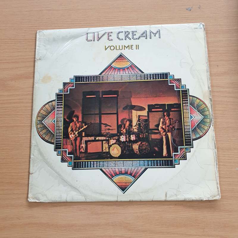 Cream  Live Cream Volume II  - Vinyl LP Record  (VG-)