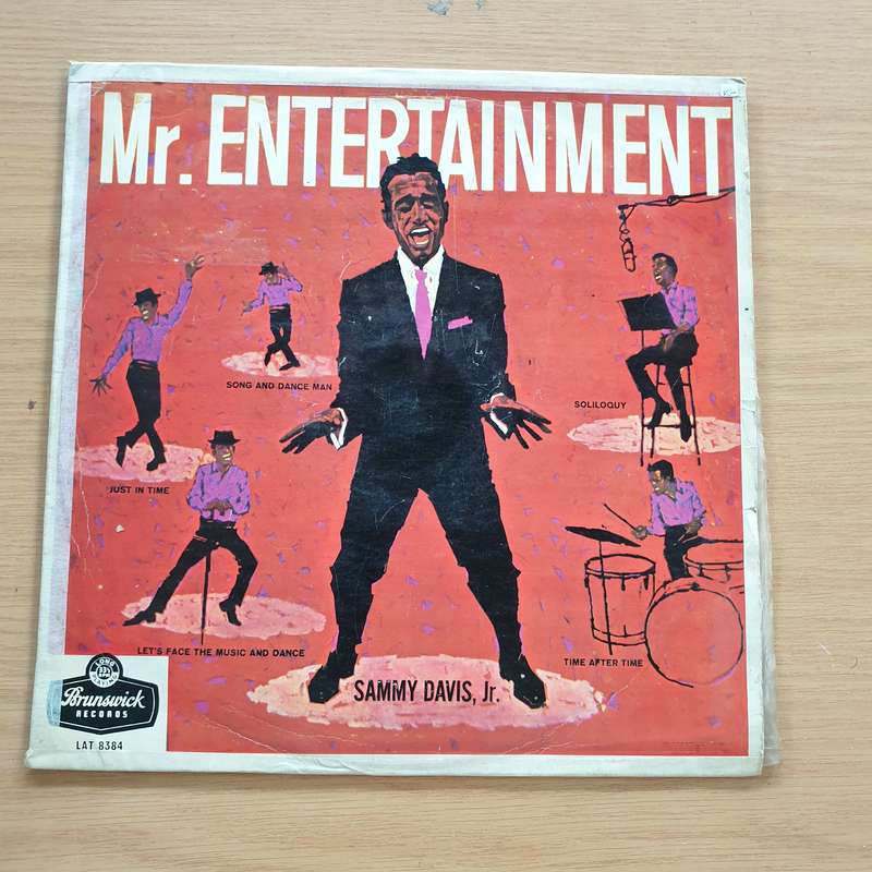 Sammy Davis, Jr.  Mr. Entertainment   Vinyl LP Record (VG+)