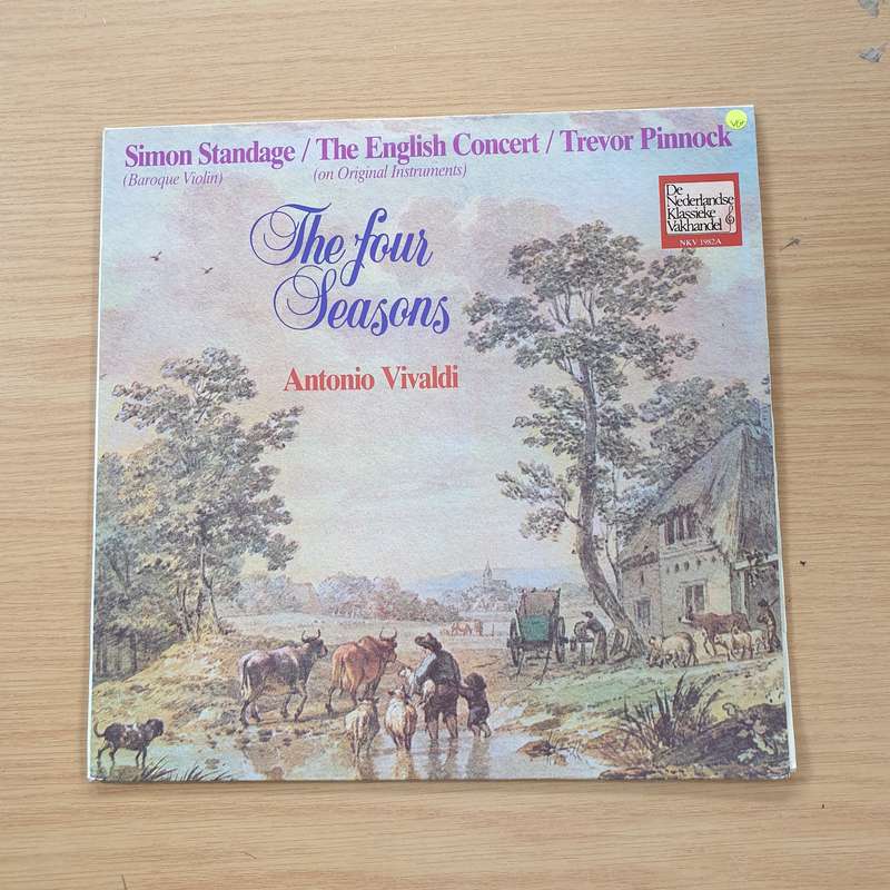 Vivaldi  The Four Seasons   The English Concert, Simon-  Standage, Trevor Pinnock - Vinyl L...