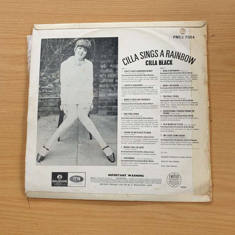Cilla Black  Cilla Sings A Rainbow - Vinyl LP Record (VG+)