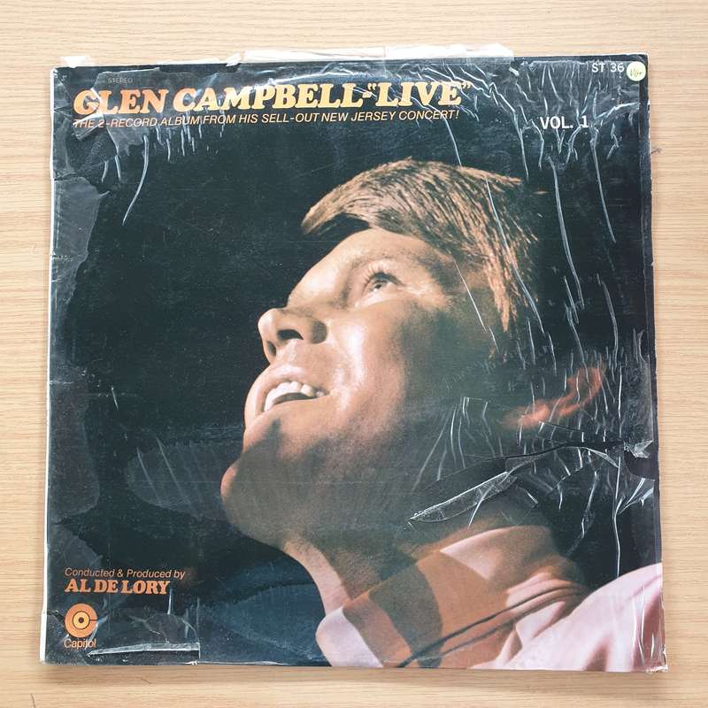Glen Campbell  Live - Vinyl LP Record (VG+)