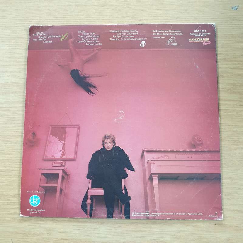Matthew Wilder  Bouncin' Off The Walls  Vinyl LP Record (VG+)