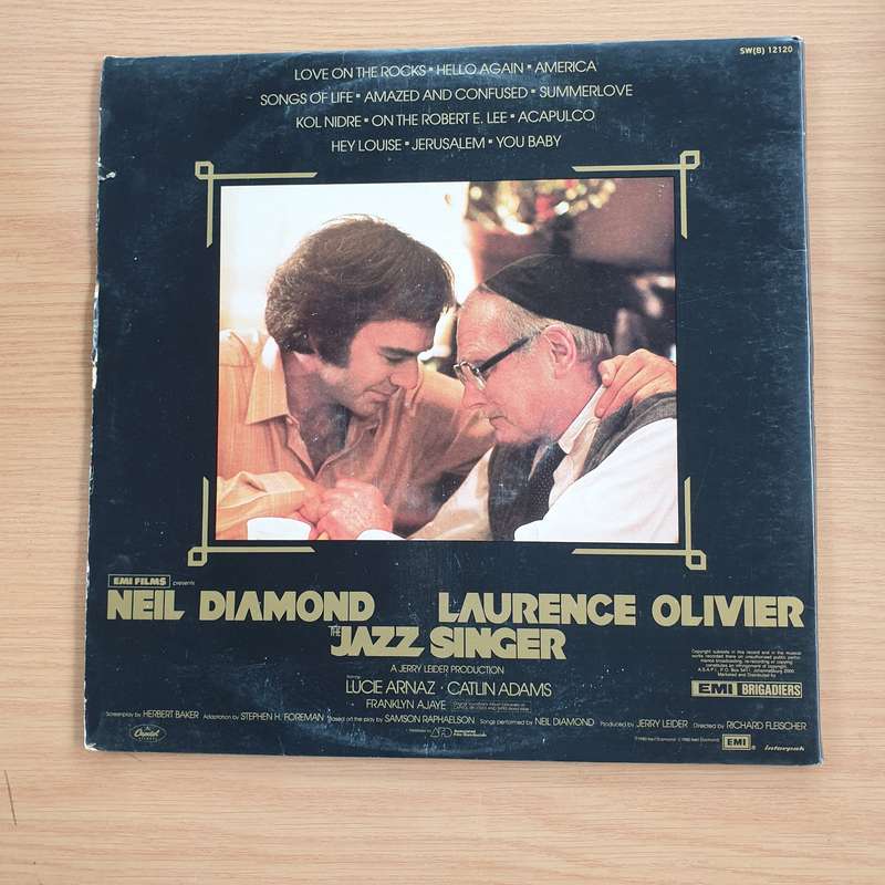 Neil Diamond - The Jazz Singer - Vinyl LP Record  (VG+)