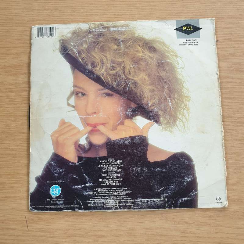 Kylie Minogue  Kylie  - Vinyl LP Record  (G+)