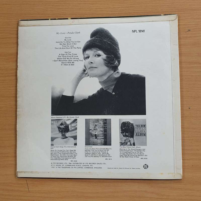 Petula Clark  My Love (UK) -  Vinyl LP Record  (VG)